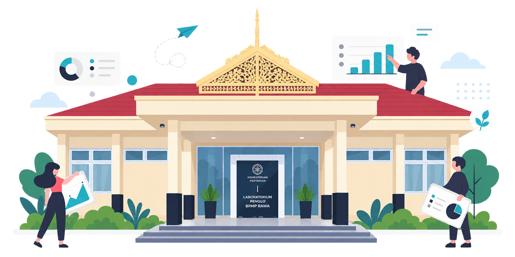 Gedung Laboratorium Pengujian BRMP Rawa
